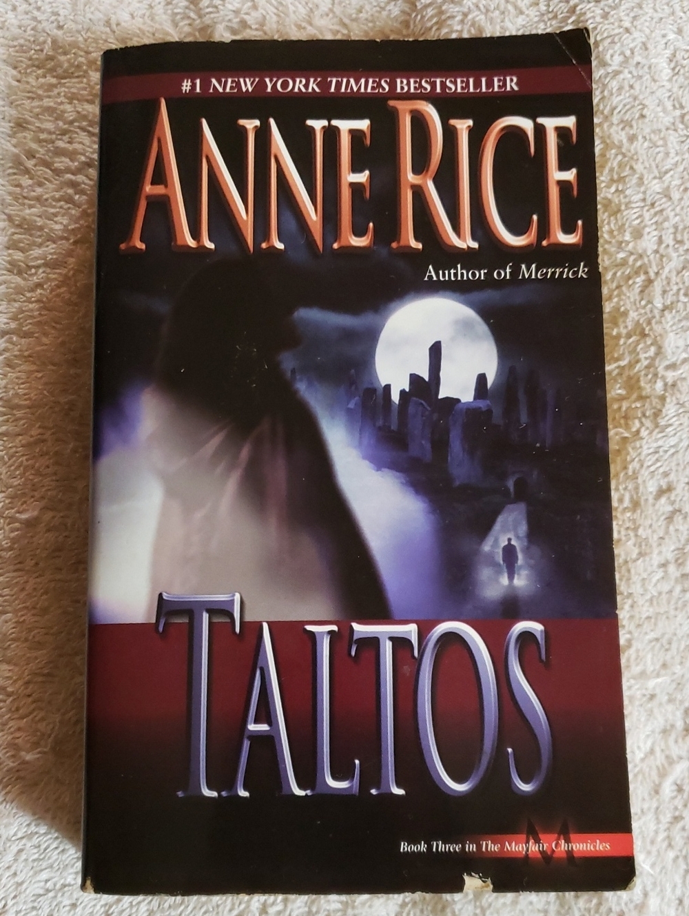 📚4 For $20 - 1990's Vintage - Anne Rice "Taltos" Paperback Novel